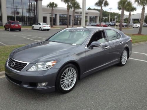 2012 lexus ls460 4dr sdn rwd 4.6l sunroof l abs l  8 cylinder engine a/c