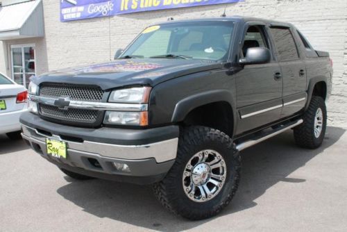 05 avalanche 1500 122k mi clean carfax 4wd z71 custom leather interior lifted