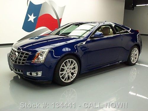 2012 cadillac cts premium coupe sunroof navigation 25k texas direct auto
