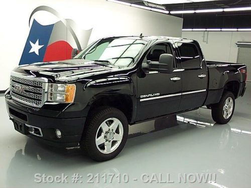 2013 gmc sierra 2500 denali hd crew 4x4 nav 20&#039;s 11k mi texas direct auto