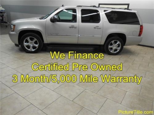 11 suburban ltz 4x4 leather heat cool seats sunroof warranty we finance  texas