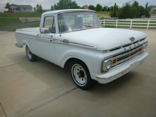 1963 ford f-100 unibody custom cab pickup truck