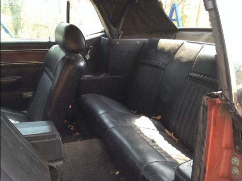 1969 mercury cougar convertible. for parts or restore. rusty. no engine.