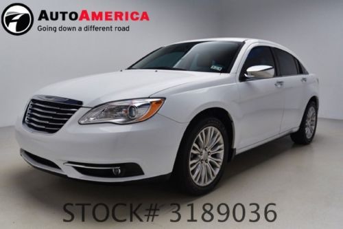 2012 chrysler 200 limited 14k one 1 owner low miles sunroof nav htd leather