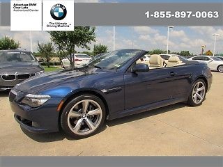 496k msrp only 15k miles 650i premium sound convertible nav sport comfort access