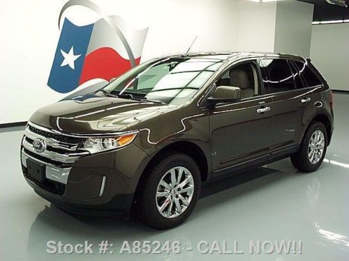 2011 ford edge sel htd leather nav rear cam sync 41k mi texas direct auto