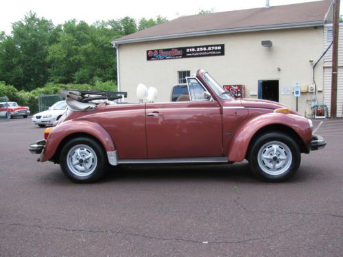 1978 vw beetle convertible champaign ii edition with only 24,863 original miles