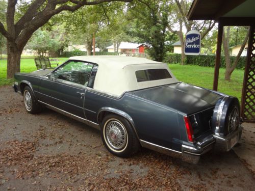 1984 cadillac el dorado biarritz convertible, 120,000 miles