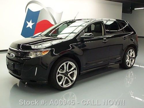 2013 ford edge sport leather pano sunroof nav 22&#039;s 37k texas direct auto
