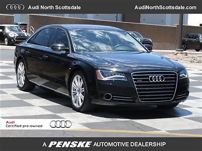 13 audi a8l 3.0 quattro 25 k miles  leather heated seats certified we finance