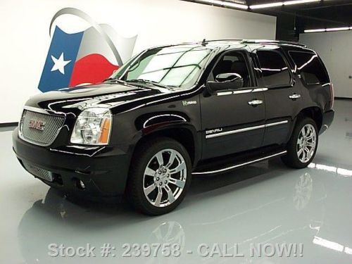 2011 gmc yukon denali hybrid 4x4 sunroof nav dvd 26k mi texas direct auto