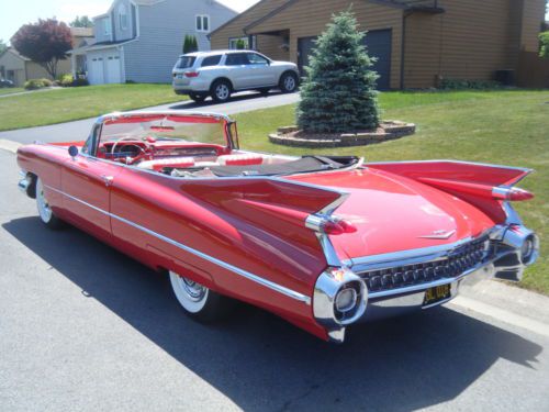 1959 cadillac convertible series 62 beautiful older resto out of long storage!