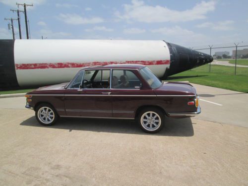 1976 BMW 2002 Malaga red, buckskin interior, leather, all new, image 20