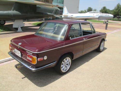 1976 BMW 2002 Malaga red, buckskin interior, leather, all new, image 21