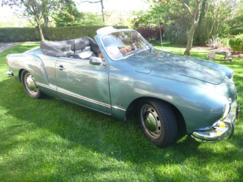 1972 karman ghia convertible strong and handsome