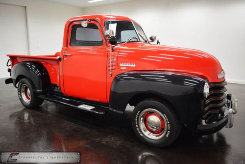 1949 chevrolet 3100 pickup 235ci inline 6 cylinder 3 speed manual transmission