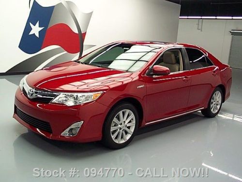 2013 toyota camry xle hybrid sunroof nav rear cam 8k mi texas direct auto