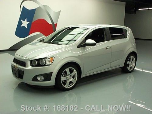 2012 chevy sonic ltz hatchback 6-speed htd seats 30k mi texas direct auto