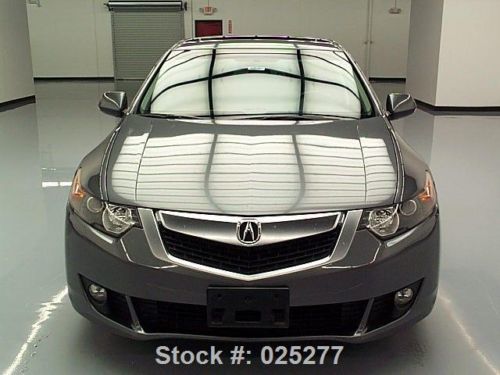 2010 acura tsx tech leather sunroof nav rear cam 45k mi texas direct auto