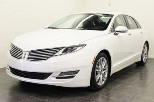 2013 mkz heated leather rear camera key less go power roof factory warranty