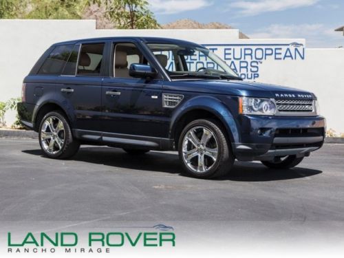 2011 range rover sport supercharged baltic blue nav sensors heated front seats