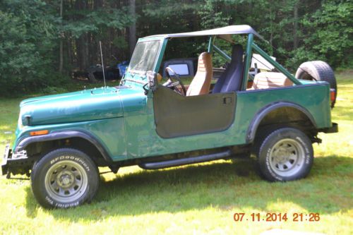 1986 Jeep CJ7. All Original. 258 straight 6cy l., image 2