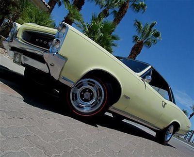 1966 pontiac gto 56000 original miles documented history matching no reserve!