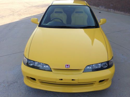 1999 jdm spec honda acura integra type r dc2 b18c5 rare yellow recaro interior