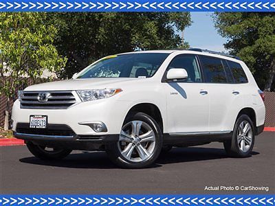 2012 highlander 4wd v6 limited: exceptionally clean, offered by mercedes dealer