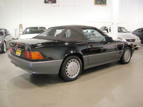 1991 SL500 WOW CARFAX CERTIFIED ONE FLORIDA OWNER LOW MILE MINT CONDITION 2 TOPS, US $12,988.00, image 8