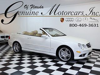 2008 mercedes benz clk 550 27k mi sport alabaster w/ stone harmon kardon