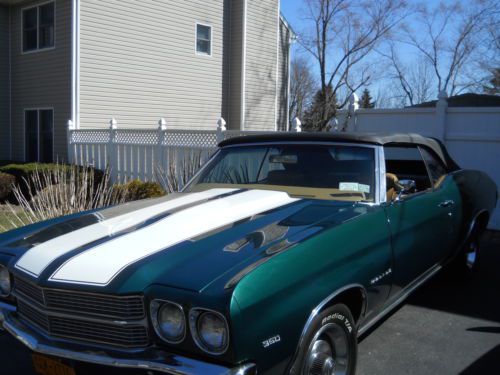 1970 chevrolet chevelle convertible