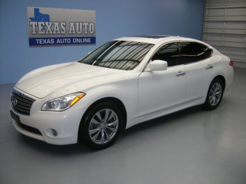 We finance!! 2013 infiniti m37 4door sedan roof nav heated leather texas auto