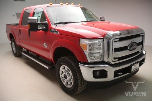 2013 xlt texas edition crew 4x4 fx4 trailer tow package adobe cloth v8 diesel