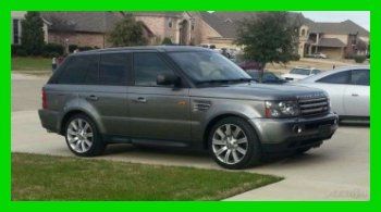 2008 land rover range rover sport supercharged suv premium sunroof navigation