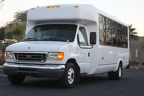 Ford e450 turbo diesel passenger - party bus maintained transportation ready  nr