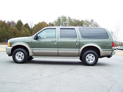 One owner rust free 2001 4x4 limited ford excursion 7.3l powerstroke diesel