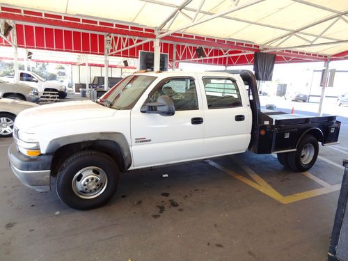 2002 chevrolet silverado 3500 crew cab 6.6l duramax diesel 1 owner no reserve