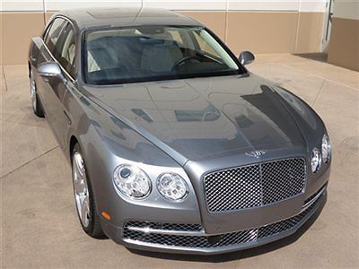 14 bentley flying spur mullener pkg 1k miles 242k msrp rear camera&#039;s solar roof