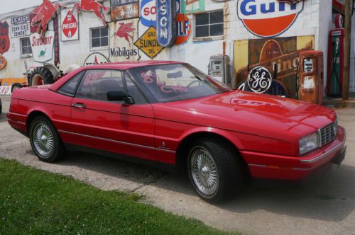 1989 cadillac allante convertible hard top 89