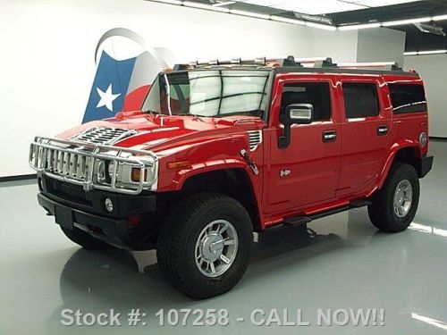 2007 hummer h2 adventure 4x4 sunroof nav rear cam dvd!! texas direct auto