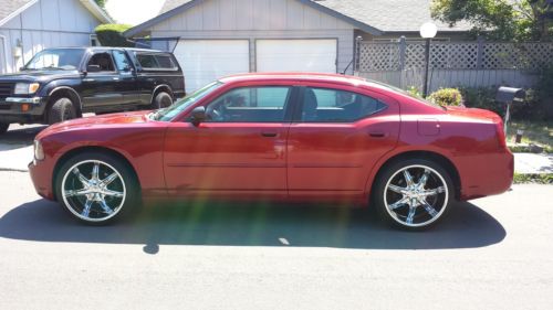 2008 dodge charger se 22 inch chrome wheels wired for sound