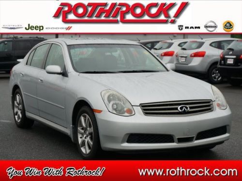 Infiniti : g35x we finance!! 2006 infiniti g35x awd leather sunroof