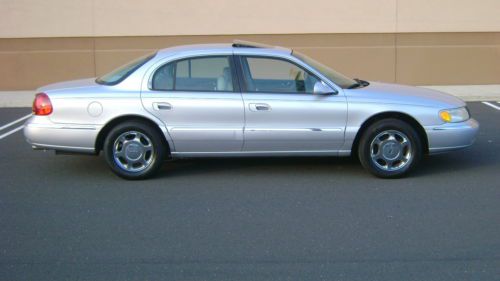2000 lincoln continental 1 owner low 61k miles accident free loaded no reserve!!