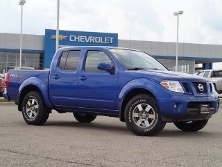 12 nissan frontier pro-4x crew cab 4wd 4.0l v-6 18&#034; wheels blue tooth