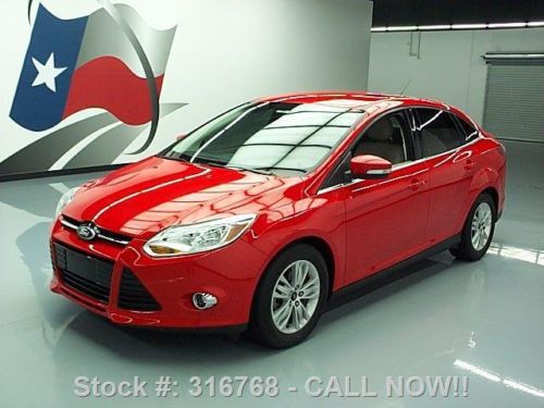 2012 ford focus sel sedan cruise ctrl alloy wheels 41k texas direct auto