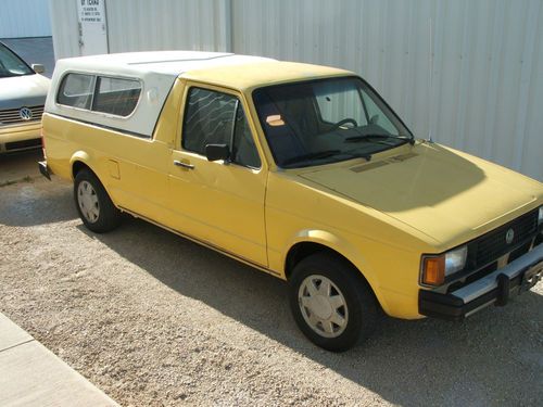 1981 volkswagen rabbit pick up excellent mechanical runs strong many new parts