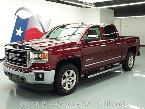 2014 gmc sierra slt crew z71 4x4 htd leather nav 10k mi texas direct auto