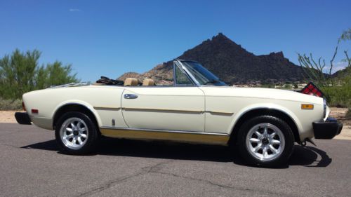 1981 fiat spider 2000 automatic, 53k original miles, az car, fuel injection