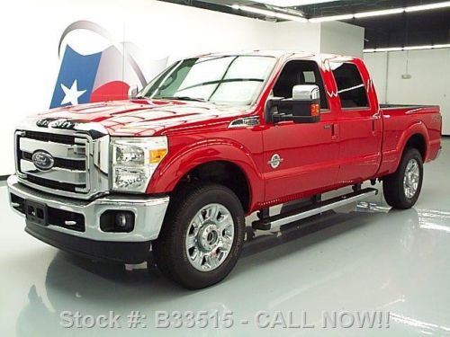 2013 ford f-250 lariat crew fx4 4x4 diesel nav 20&#039;s 21k texas direct auto